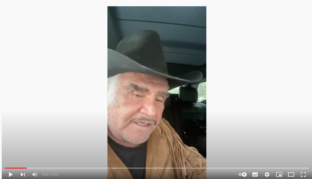 “Que los haga pedazos la dicha y los destroce la felicidad”: El último mensaje de Año Nuevo que dio Vicente Fernández