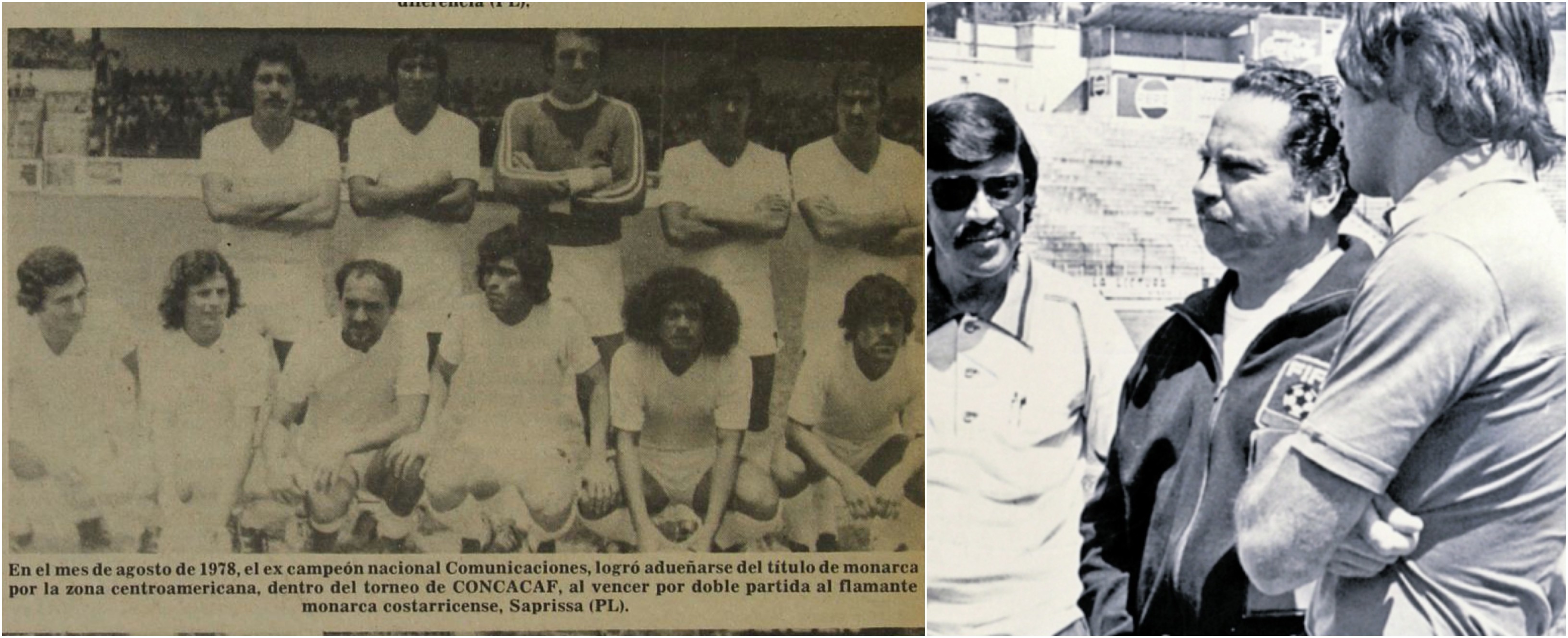 El Comunicaciones que dirigía el técnico uruguayo, Rubén Amorín, fue campeón de Concacaf en 1978. Foto Prensa Libre: Hemeroteca PL.
