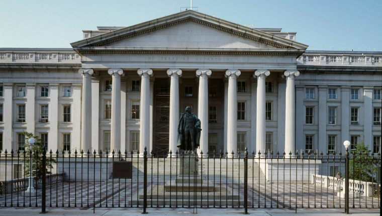 Departamento del Tesoro de Estados Unidos. (Foto Prensa Libre: Hemeroteca PL).