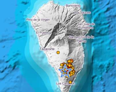 La sismicidad sigue a la baja en La Palma (España) con ocho terremotos desde medianoche