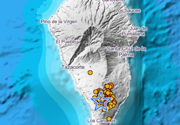 La sismicidad sigue a la baja en La Palma con siete terremotos desde medianoche