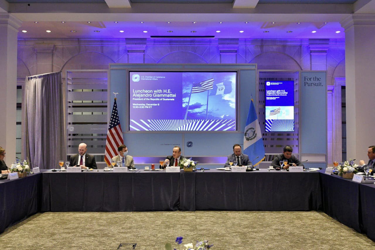 Giammattei sostuvo varios encuentros en EE. UU. (Foto: Gobierno de Guatemala)