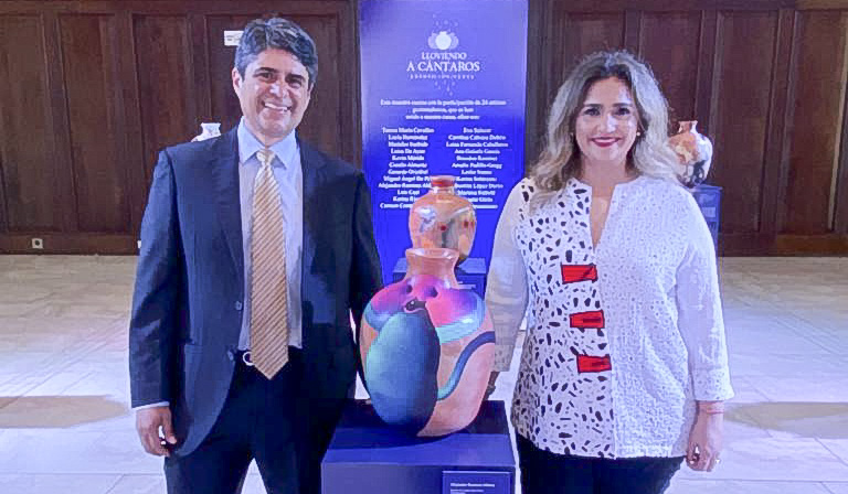 Representantes de Funcagua dieron a conocer que recibirán la Medalla Presidencial del Medio Ambiente y la presentación de Lloviendo a cántaros. Foto Prensa Libre: Cortesía.