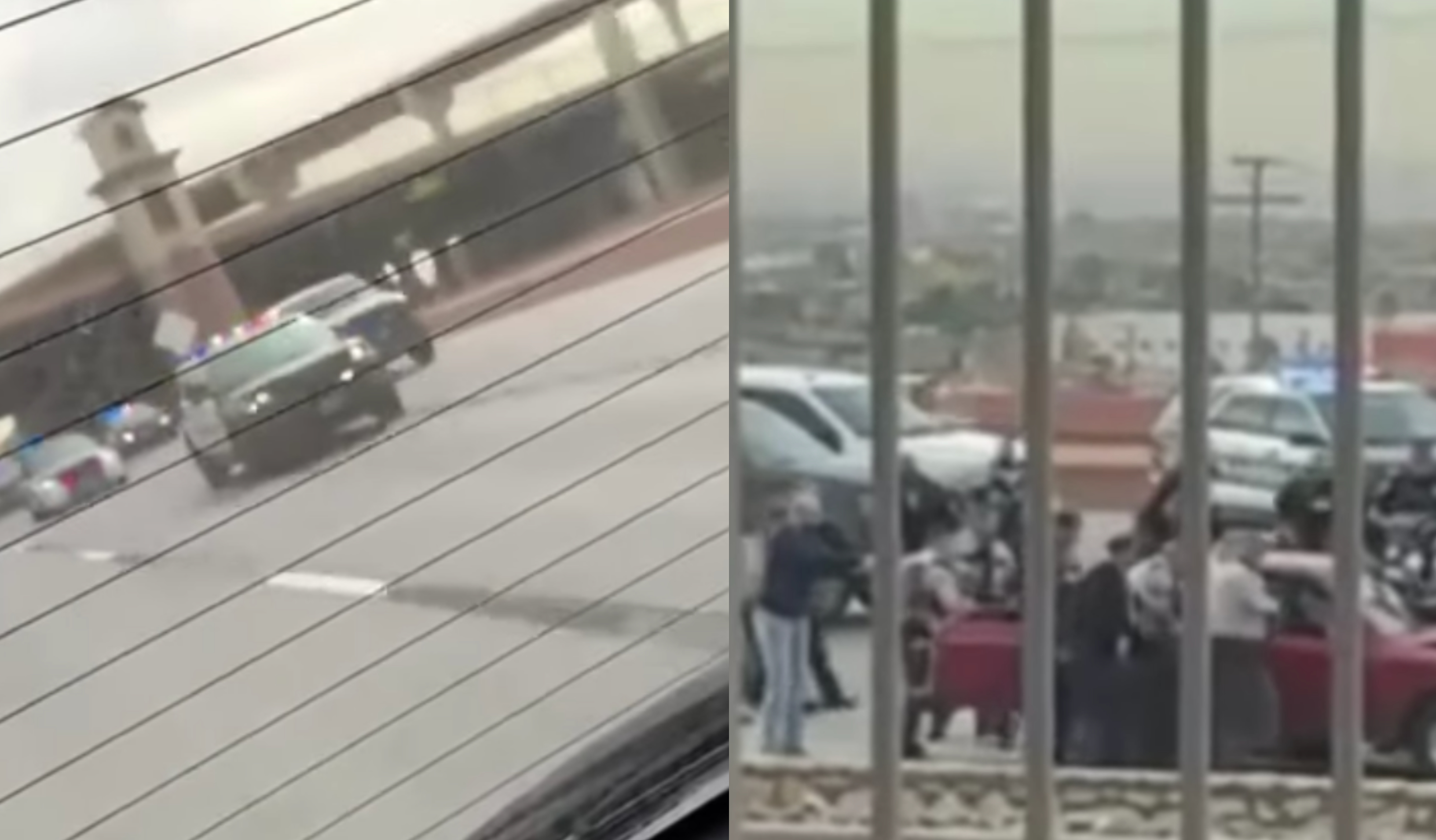Videos: los impactantes momentos en que se produce una persecución y balacera en El Paso