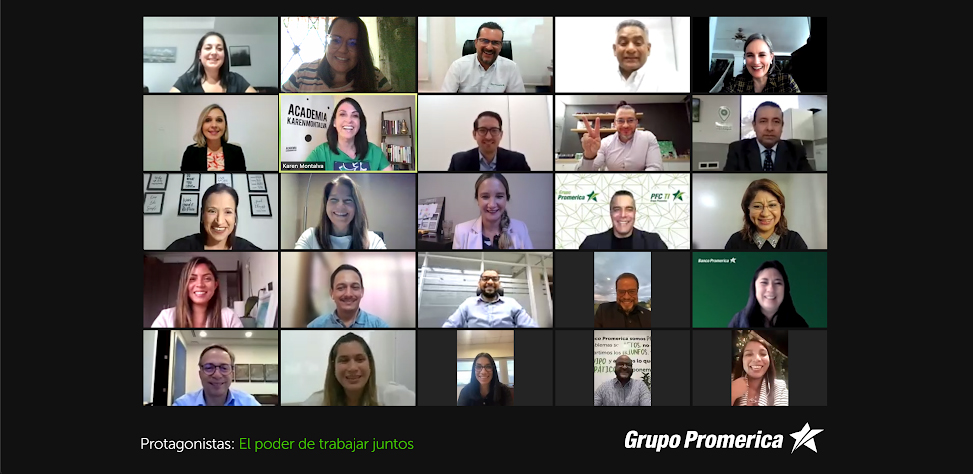 Banco Promerica promociona la superación y capacitación dentro de sus colaboradores. Foto Prensa Libre: Cortesía.
