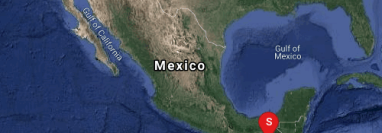 El Instituto Nacional de Sismología, Vulcanología, Meteorología e Hidrología reportó que un sismo de 5.6 grados sacudió tres departamentos del país. (Foto Prensa Libre: @SSNMexico)