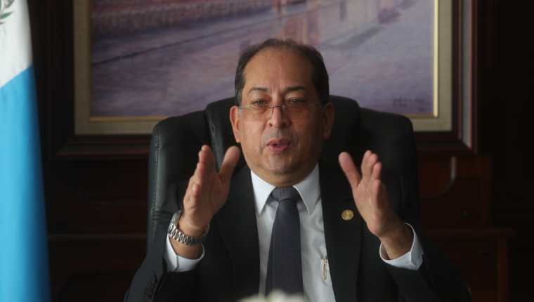 Sergio Recinos presidente del Banguat, declaró que en 2021 se presentó un efecto rebote en la economía guatemalteca. (Foto Prensa Libre: Érick Ávila) 