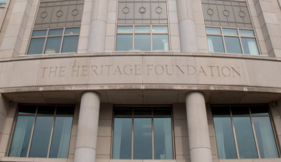 Sede de The Heritage Foundation en EE. UU. (Foto Prensa Libre: Tomada de Facebook de la Fundación)