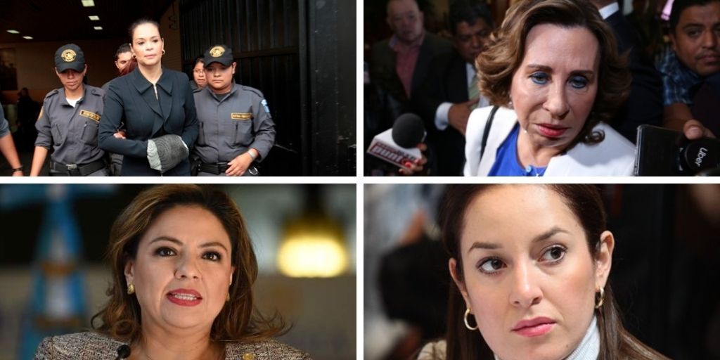Roxana Baldetti, Sandra Torres, Sandra Jovel y Alejandra Carrillo han desvirtuado la ley de femicidio para usarla a su favor. (Fotos: Prensa Libre)
