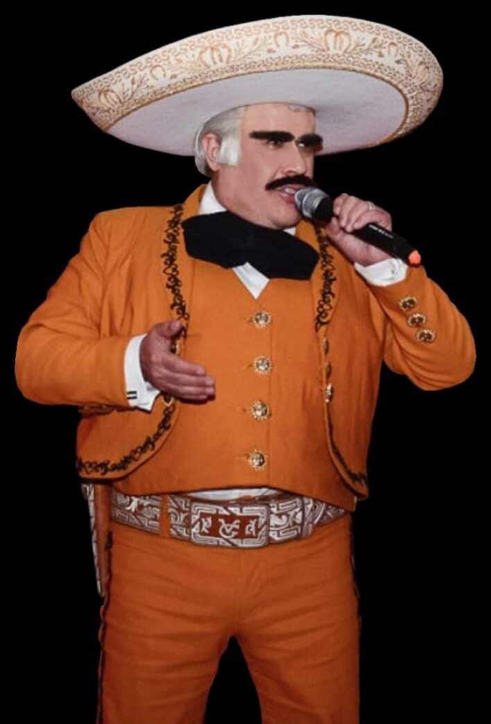 Eduardo Flores ha imitado a Vicente Fernández desde el 2006. (Foto Prensa Libre: cortesía Eduardo Flores)