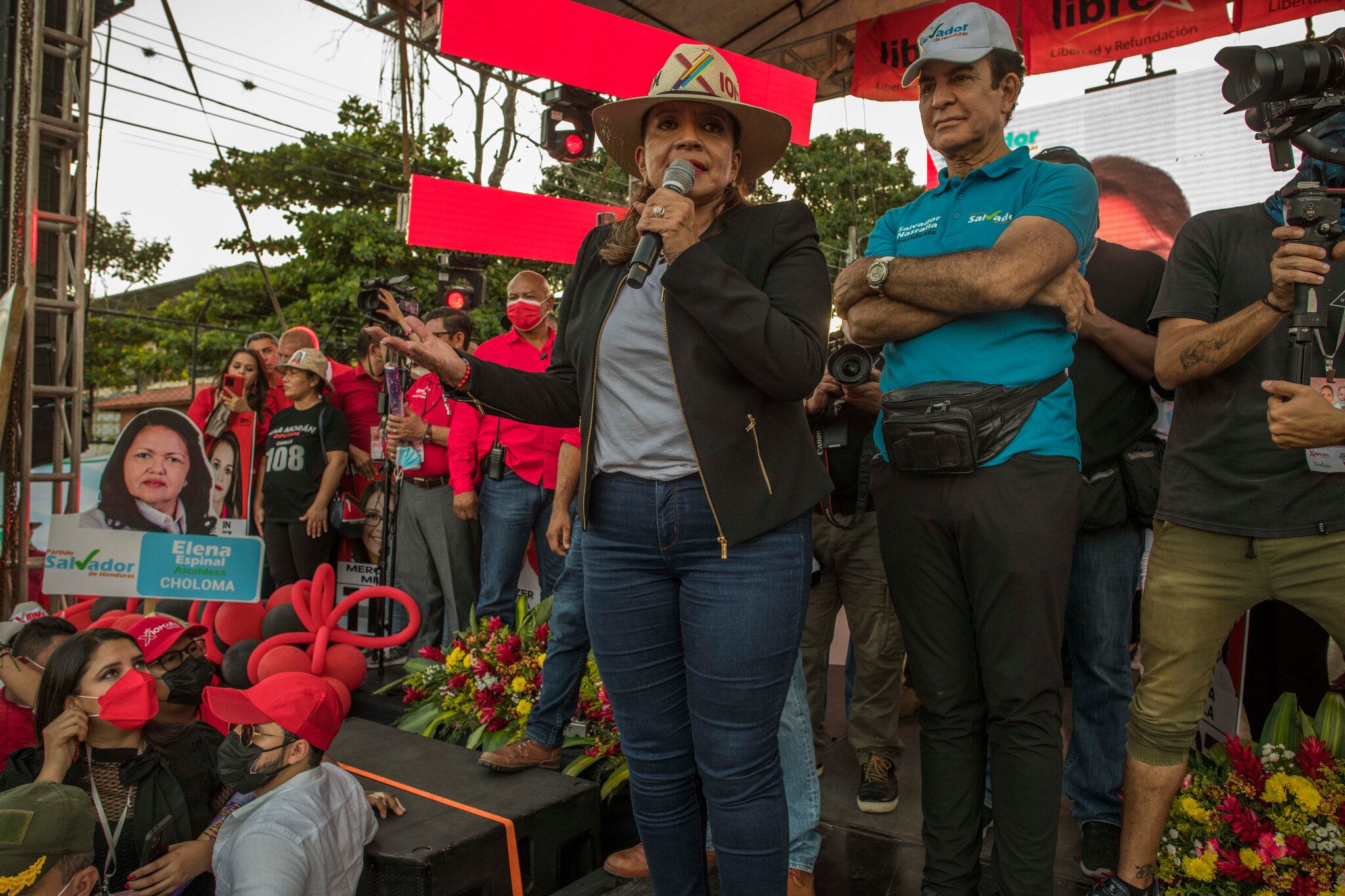 Xiomara Castro será la nueva presidenta de Honduras. (Foto Prensa Libre: The New York Times) 