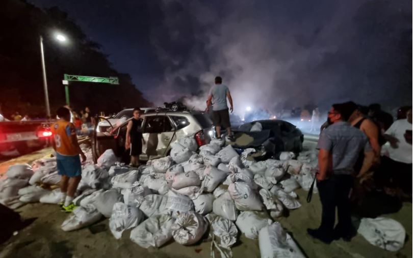 Accidente múltiple deja varios heridos en la Autopista Palín-Escuintla