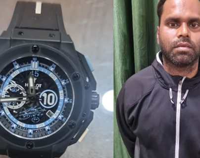 La policía de India detiene a un hombre que robó un reloj de Maradona