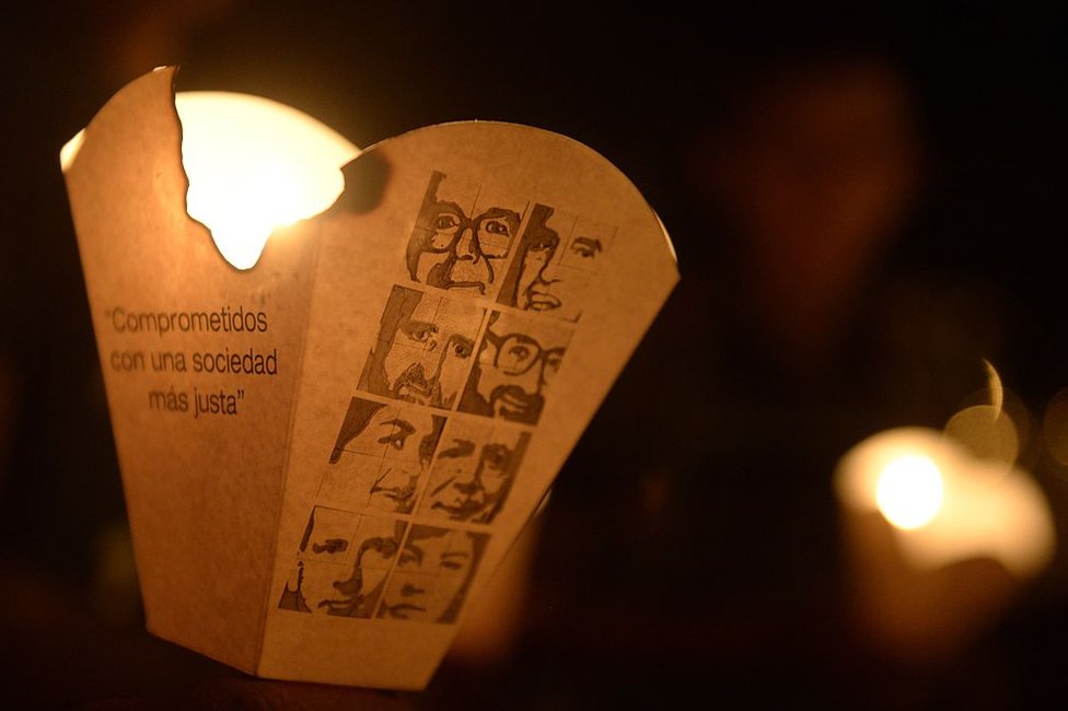 Las ocho víctimas de la masacre fueron Ignacio Ellacuría, Ignacio Martín-Baró, Segundo Montes, Juan Ramón Moreno, Joaquín López y López, Amando López, Elba Ramos y su hija Celina Ramos de 16 años. Getty Images