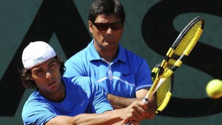Rafael Nadal ganó 16 de sus 21 títulos de Grand Slam con su tío Toni como entrenador jefe.