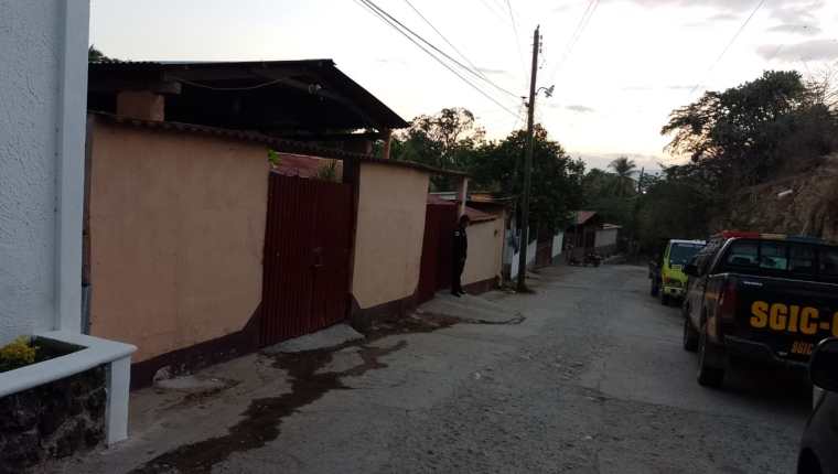 Viviendas allanadas en Chiquimula. (Foto: MP)