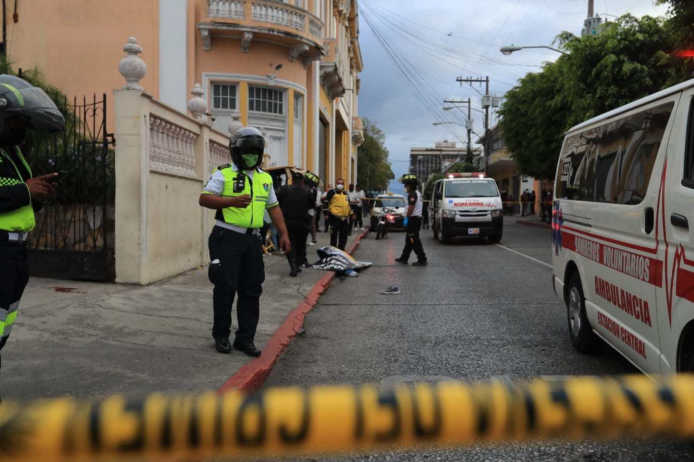Ataque armado deja un muerto y un herido en la zona 1 capitalina