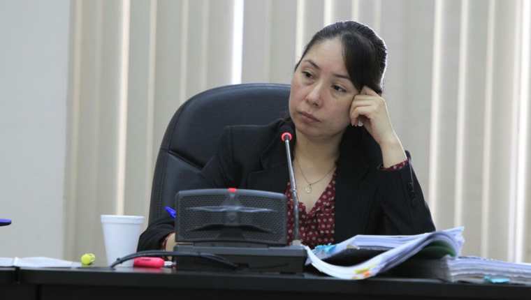 Erika Aifán, jueza de Mayor Riesgo D. (Foto Prensa Libre: Hemeroteca PL)