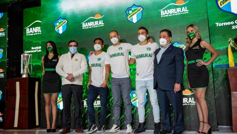 Banrural es el nuevo patrocinador de Comunicaciones FC. Foto Prensa Libre: Cortesía.