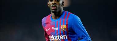 Dembélé no continuaría en el Barcelona después de rechazar varias ofertas del club. (Foto Prensa Libre: AFP)