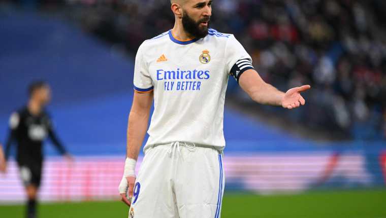 Karim Benzema no estará disponible para la Copa del Rey. (Foto Prensa Libre: AFP)
