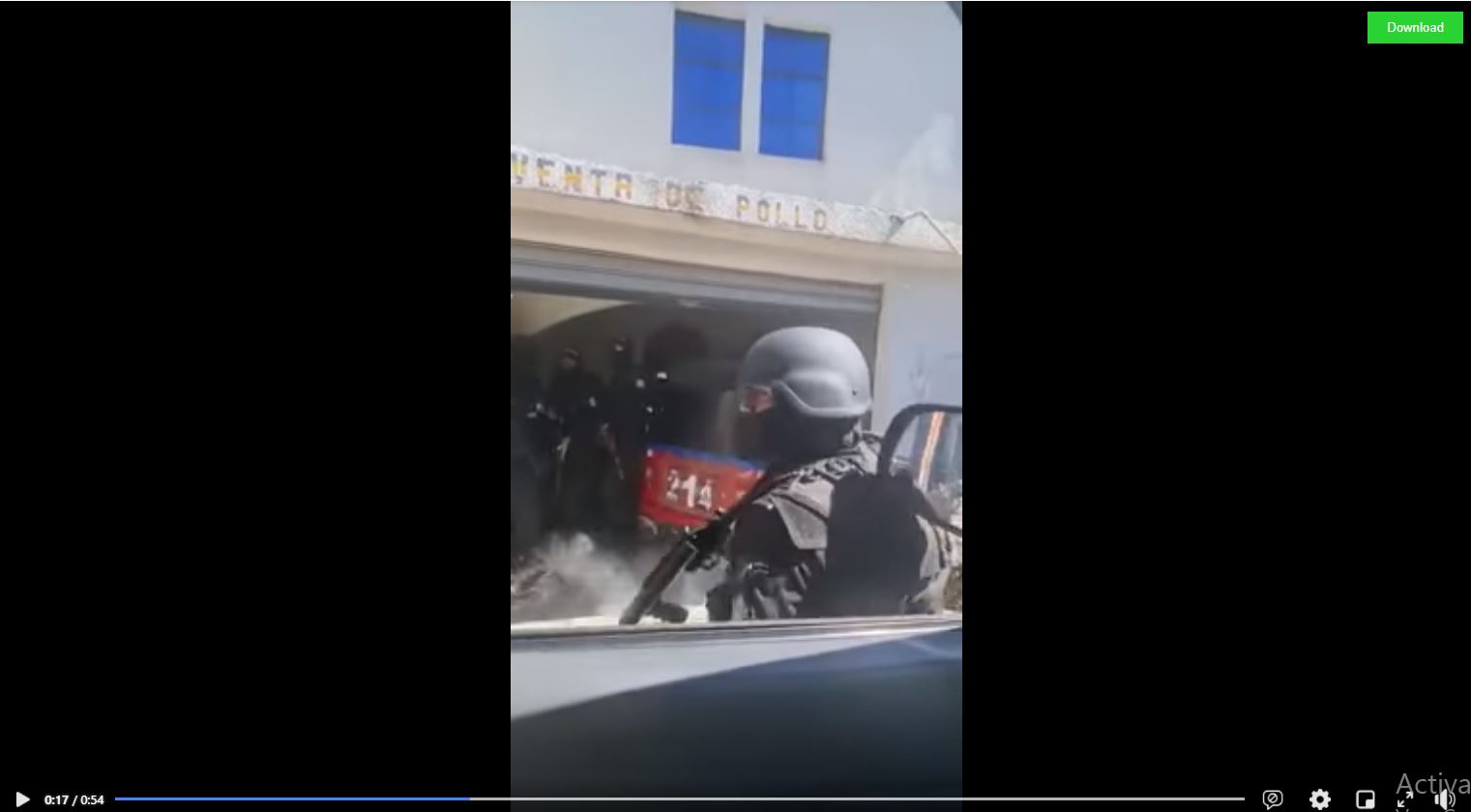 Agentes de la PNC y efectivos del Ejército se movilizan a la zona de conflicto en Nahualá, Sololá. (Foto Prensa Libre: Captura de Pantalla)