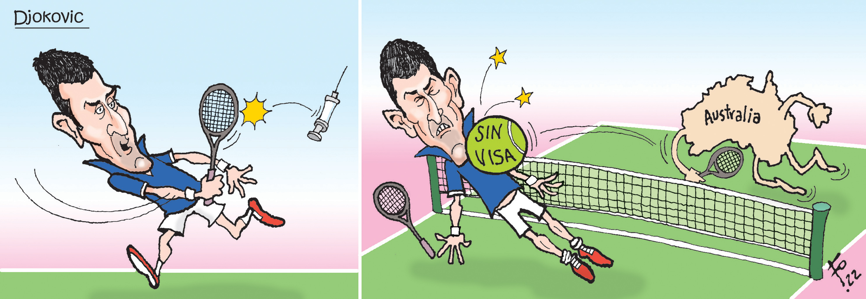 Personaje: Novak Djokovic.