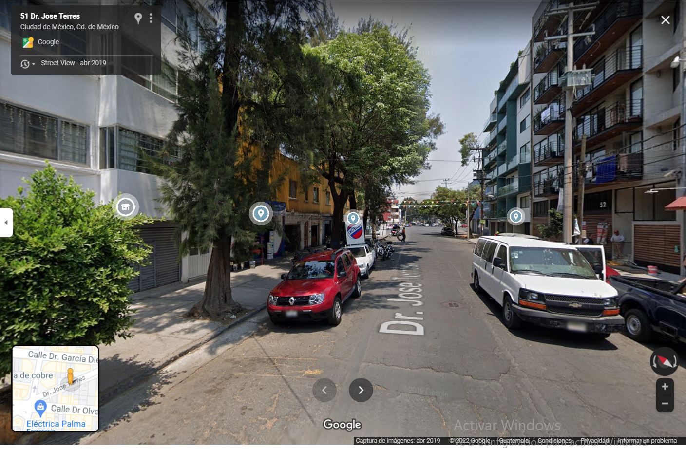 La tragedia ocurrió en la calle Doctor José Terres. (Foto Prensa Libre: Google Maps)
