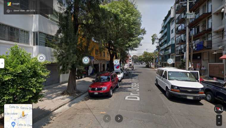 La tragedia ocurrió en la calle Doctor José Terres. (Foto Prensa Libre: Google Maps)
