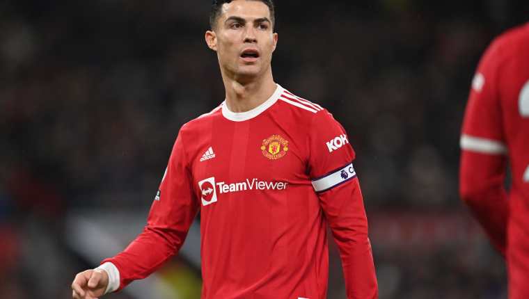 Cristiano Ronaldo, jugador estrella del Manchester United. (Foto Prensa Libre: AFP)