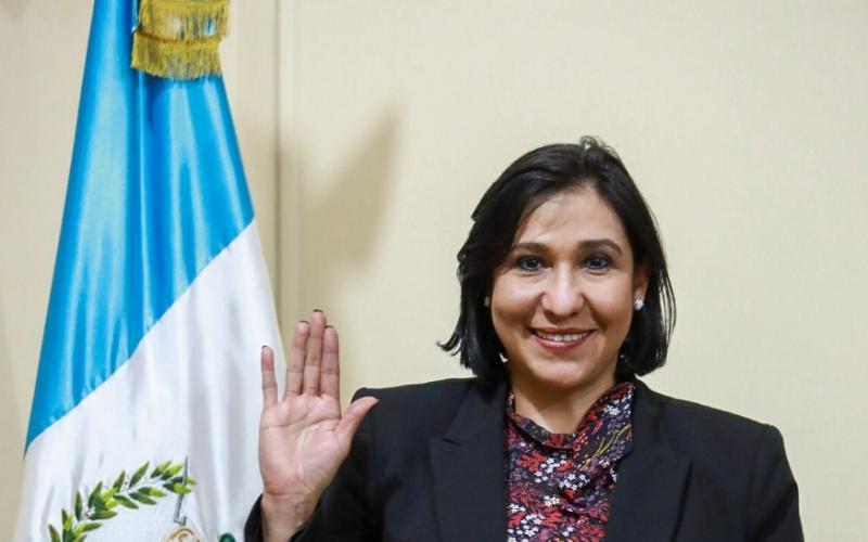 Karin de León fue designada como Coordinadora General del Comité Ejecutivo del Pronacom. (Foto Prensa Libre: Cortesía Mineco)