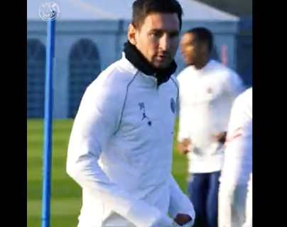 VIDEO | ¡Está de vuelta! Lionel Messi se reincorpora a los entrenamientos colectivos del PSG