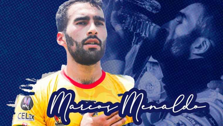 Por medio de este arte la Liga Primera División reveló que el torneo Clausura 2022 llevará el nombre del defensa marquense, Marcos Menaldo. Foto Facebook.