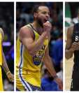 LeBron James, Stephen Curry y Kevin Durant lideran la votación para el Juego de Estrellas de la NBA. (Foto Redes).