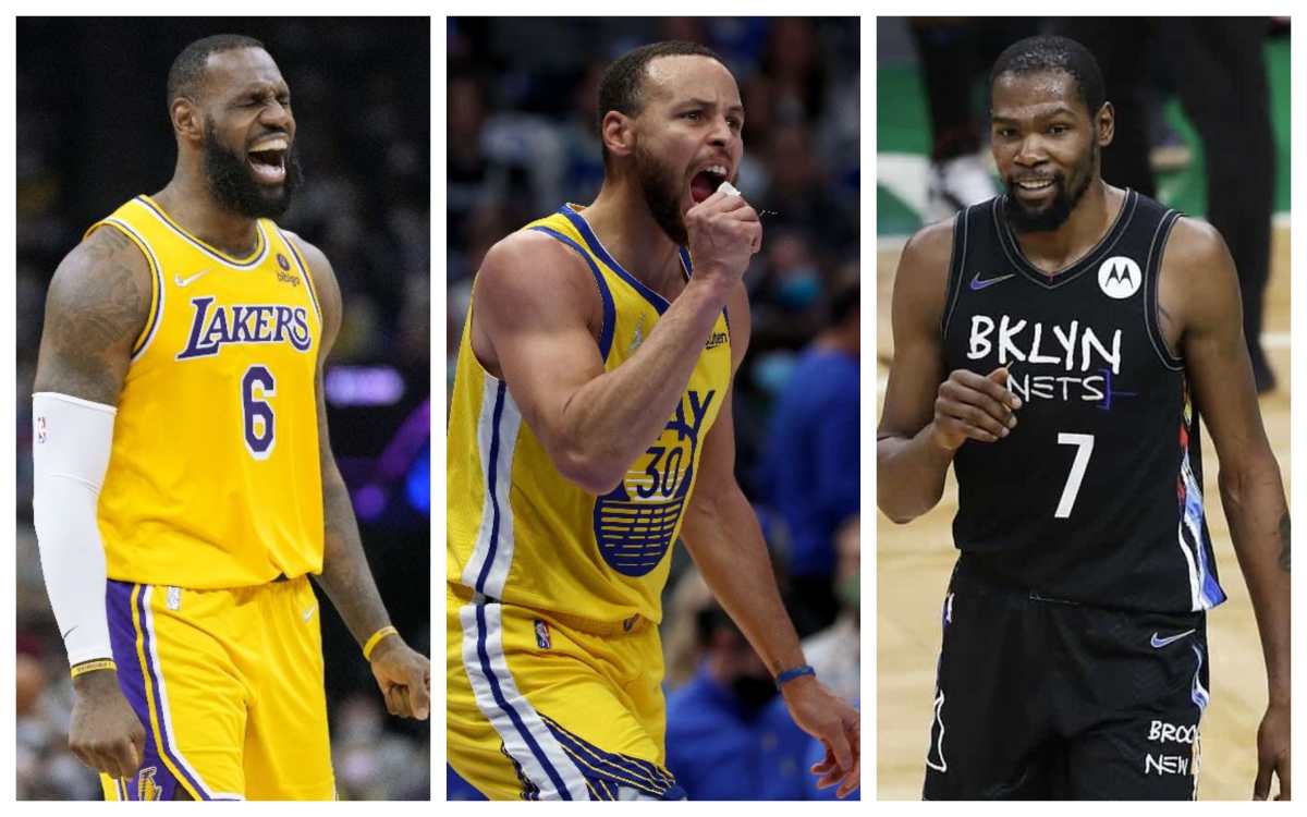 Curry, LeBron y Durant lideran la votación para el Juego de Estrellas