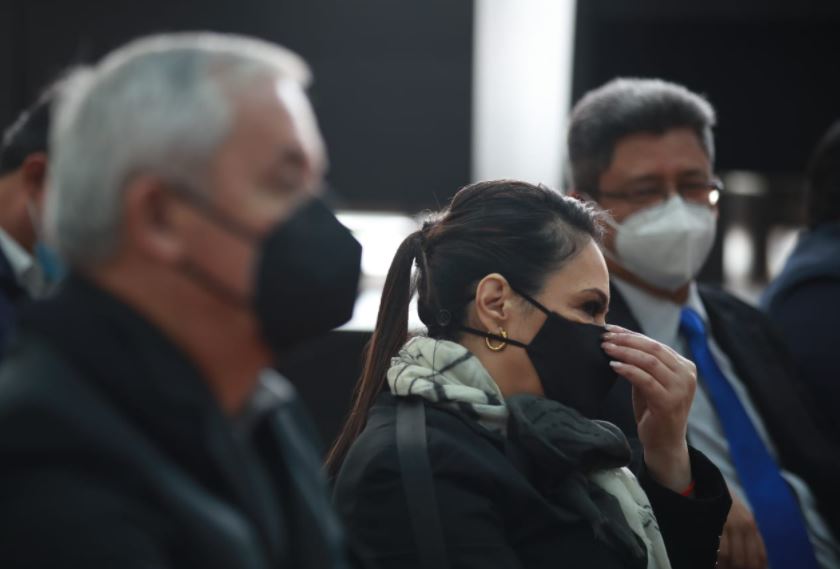 Roxana Baldetti enfrenta juicio junto a otros funcionarios por el Caso La Línea. (Foto Prensa Libre: Carlos Hernández)