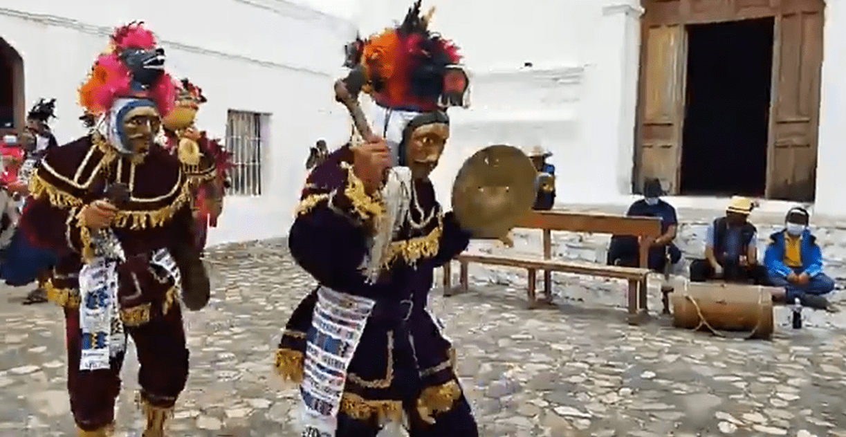 Danza de Rabinal Achi’ por el Día de San Pablo en la fiesta patronal de Rabinal