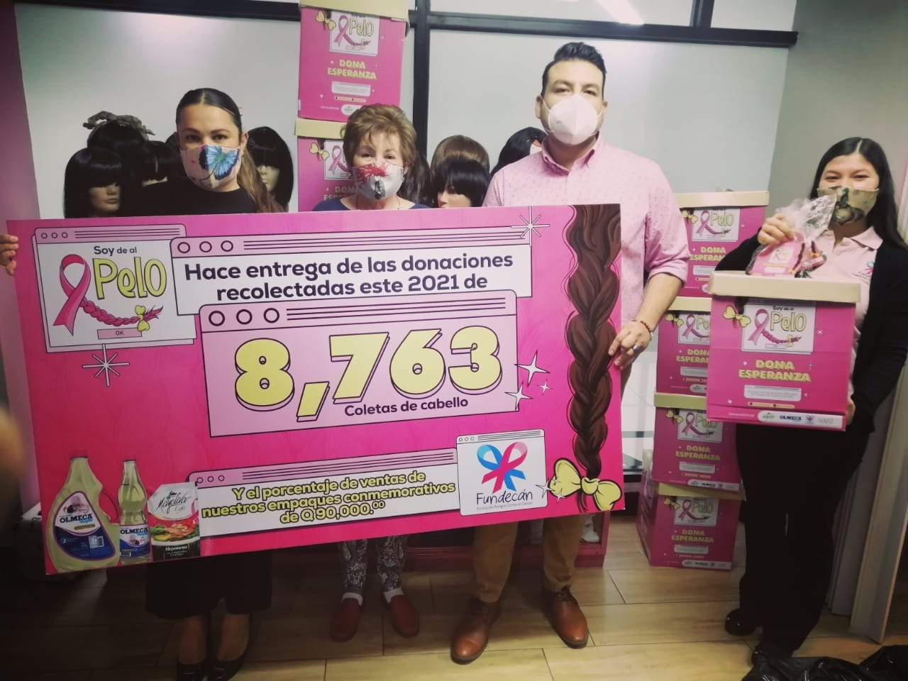 Entregan lo recaudado en campaña Soy de al Pelo