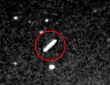 Imagen del asteroide (7482) 1994 PC1 tomada durante un sobrevuelo de la Tierra en 1997. (Observatorio Astronómico Sormano)