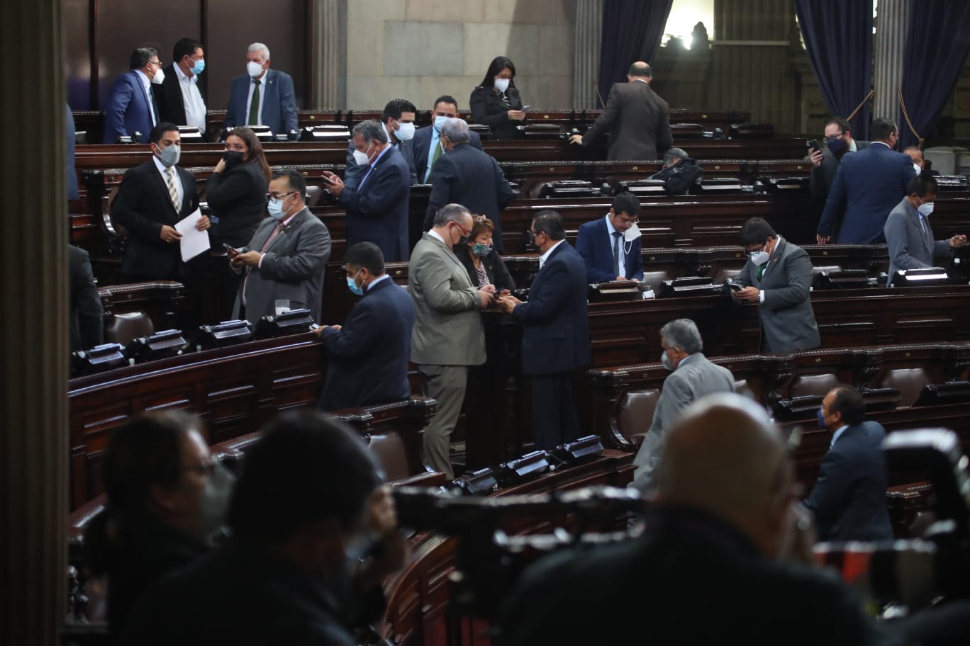 Diputados del Congreso aprobaron este jueves 13 de enero la convocatoria para integrar la Comisión de Postulación de fiscal general. (Foto Prensa Libre: Carlos Hernández Ovalle)