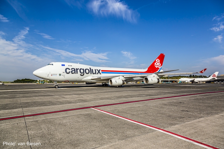 Avión Boeing 747 de la empresa de carga Cargolux. (Foto Prensa Libre: Tomada del sitio www.cargolux.com)