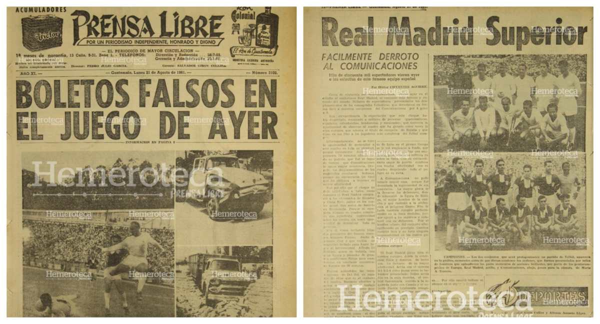 Gento, Di Stéfano y Puskás: La delantera de leyenda del Real Madrid que goleó a Comunicaciones en el Mateo Flores