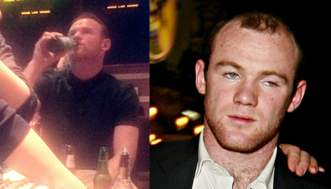El exjugador del Manchester United Wayne Rooney durante sus escándalos con el uso de alcohol. (Foto Prensa Libre: Facebook)