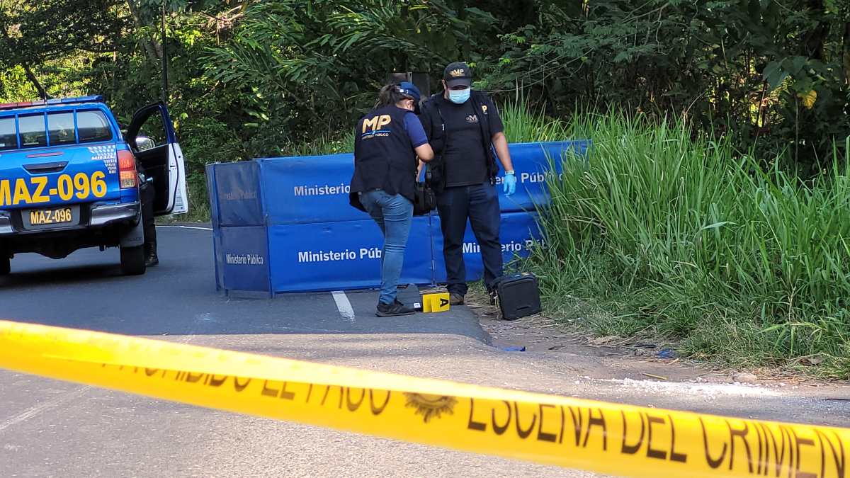 Con señales de tortura: Autoridades localizan cadáveres de dos hombres en la circunvalación de Mazatenango, Suchitepéquez