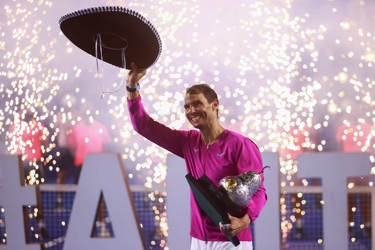 El inicio de Rafael Nadal en 2022 es inigualable: Grita campeón en México y suma su tercer título en el inicio del año