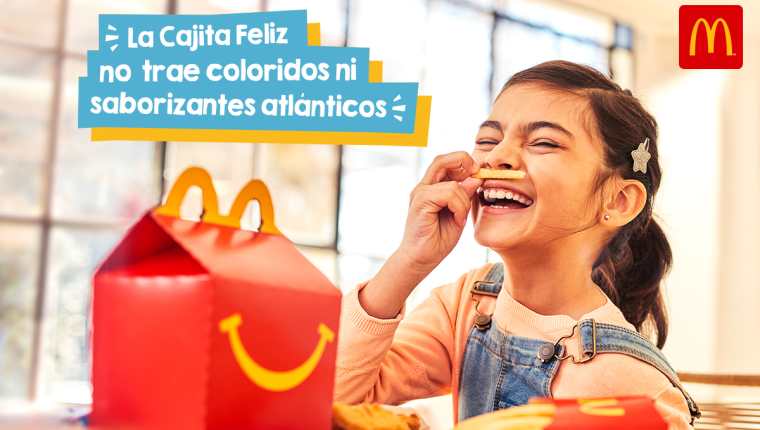 La Cajita Feliz promueve el consumo de frutas en los niños. Foto Prensa Libre: Cortesía.