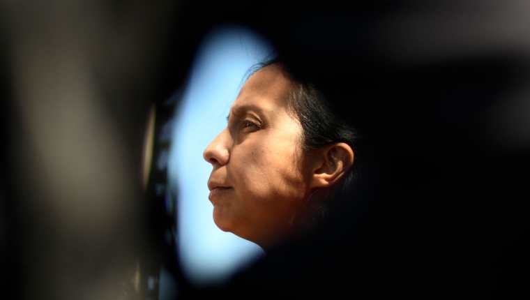 La abogada Leyli Santizo, exmandataria de la Cicig, fue ligada a proceso señalada del delito de colusión. (Foto Prensa Libre: AFP)