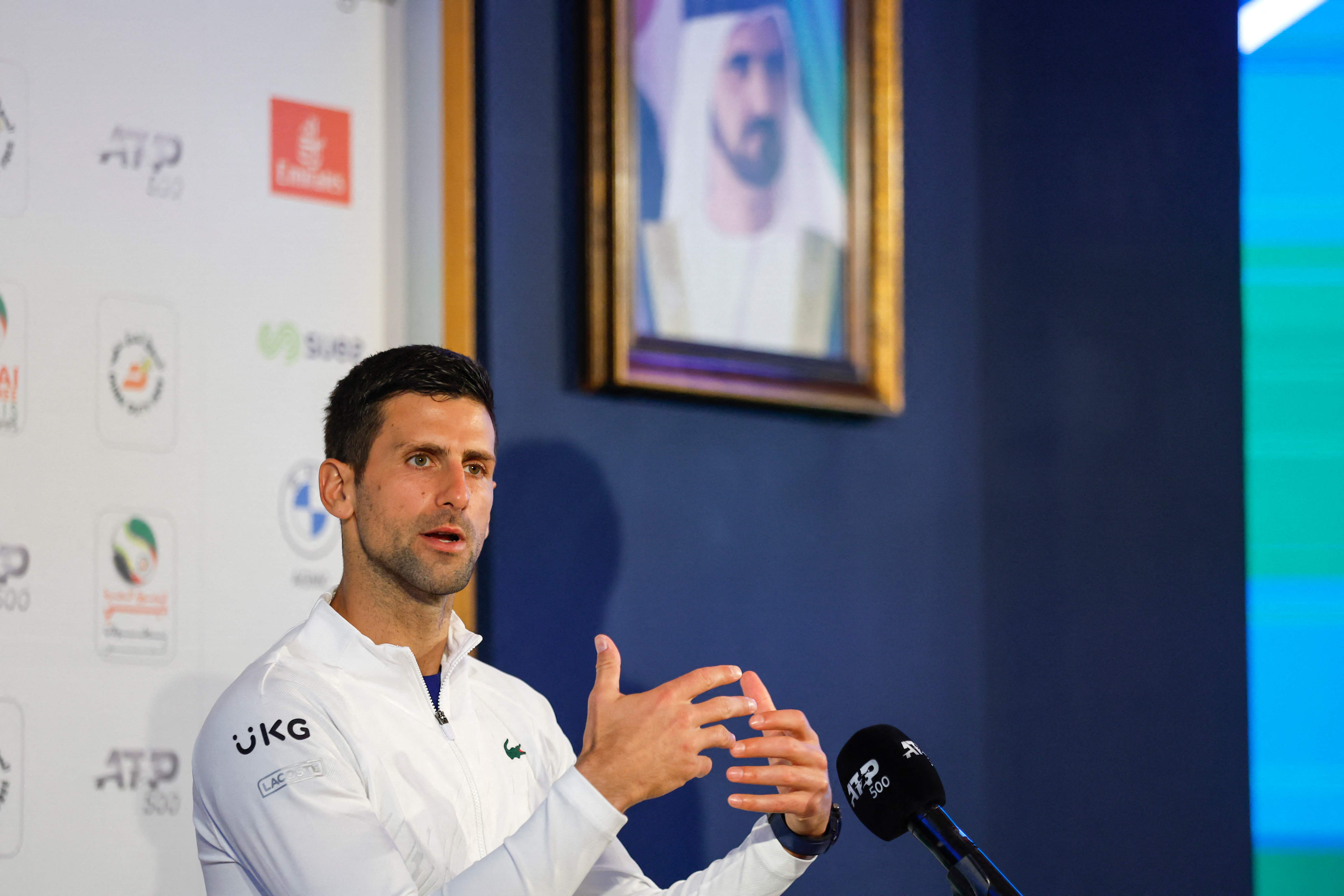 Una fotografía que facilitó la oficina de prensa del Dubai Duty Free Tennis Championship este 20 de febrero de 2022. (Foto Prensa Libre: AFP)