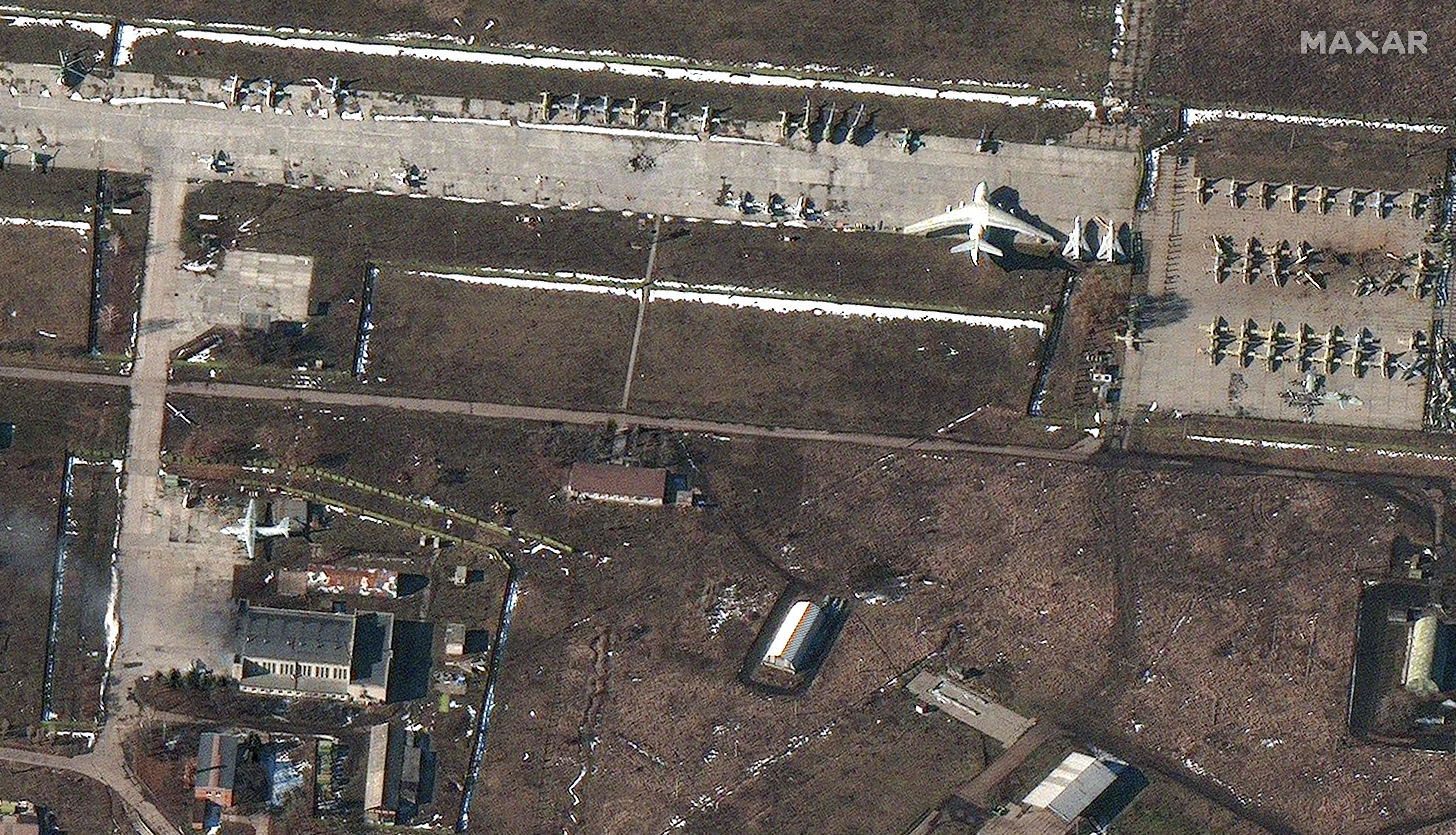 Así luce el espacio aéreo de Ucrania tras incursión militar de Rusia, que incluye lanzamiento de misiles