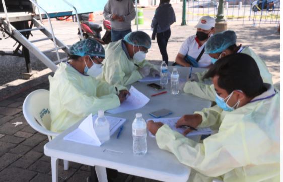 Guatemala ya supera los 700 mil casos acumulados de covid-19. (Foto Prensa Libre: Érick Ávila) 